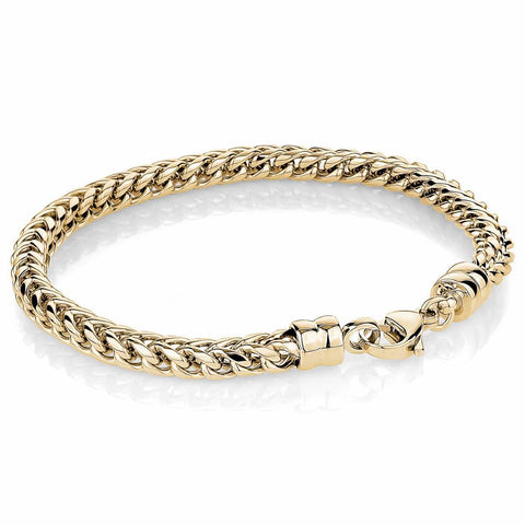 Gold IP Stainless Steel 5mm Franco 8