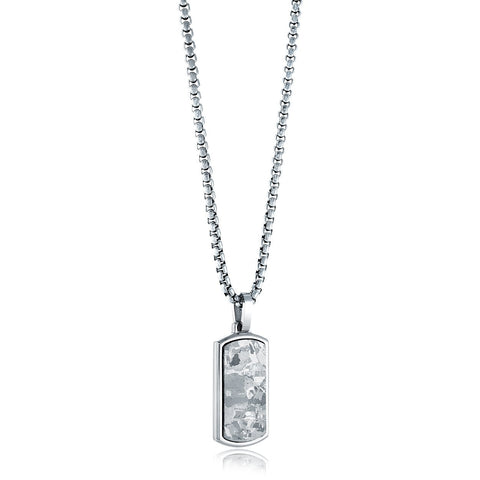 Stainless Steel Micro Dogtag Titanium Pendant 20