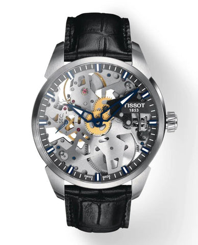 Tissot T-Complication Squelette Mechanical Men's Watch T0704051641100