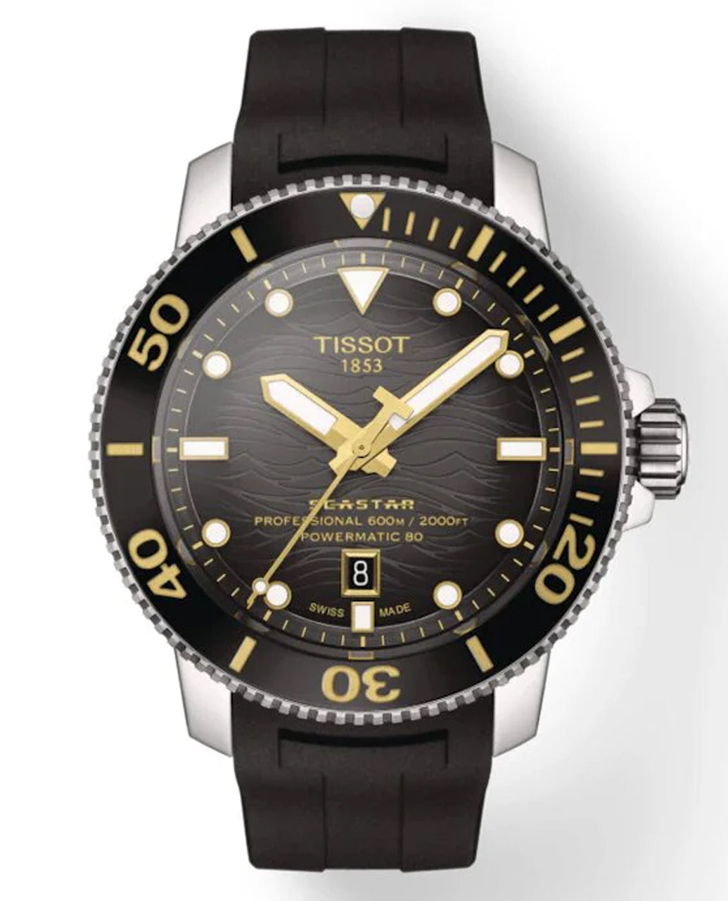 Tissot Seastar 2000 Professional Powermatic 80 Automatic Men&#39;s Watch T1206071744101
