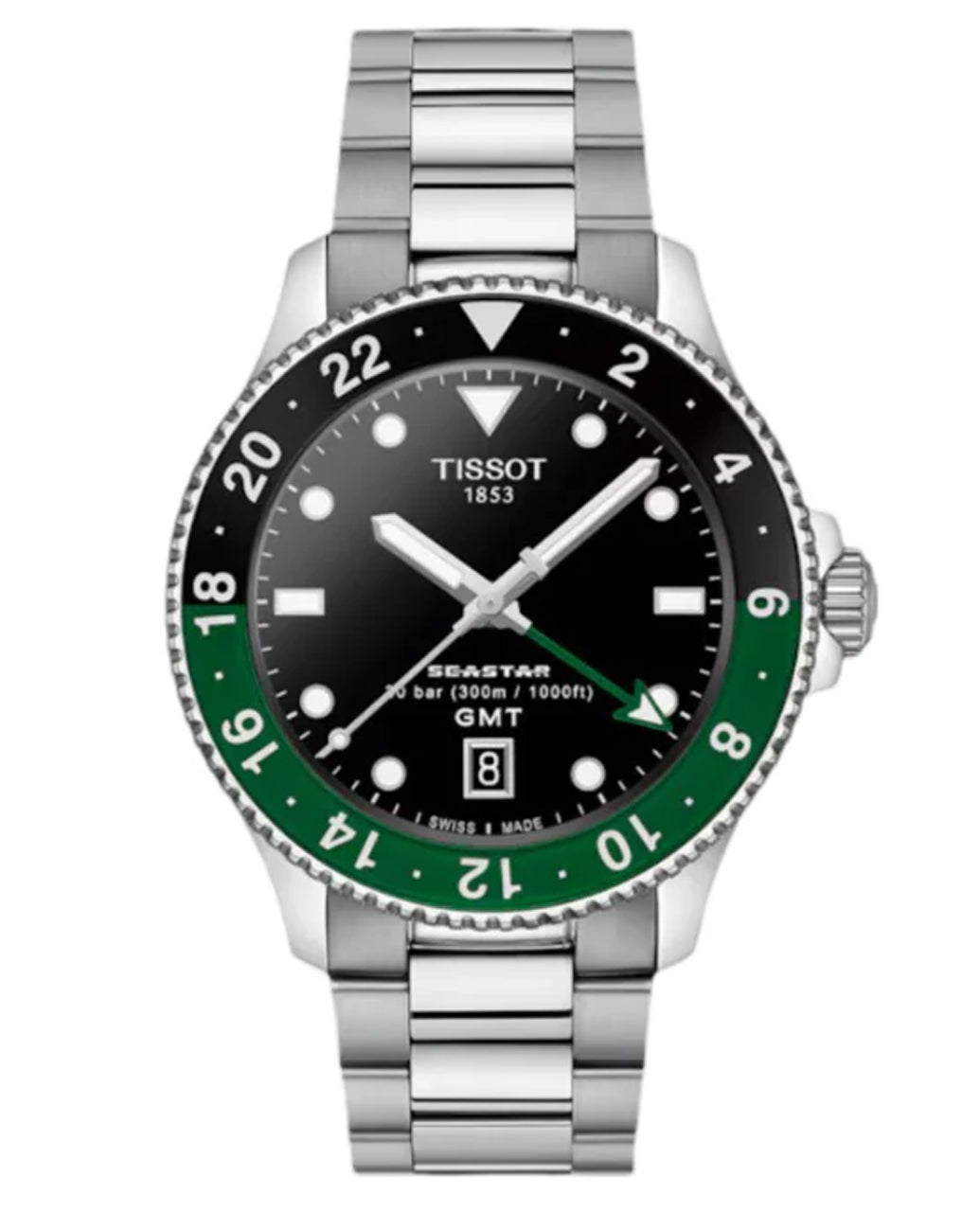 Tissot Seastar 1000 Quartz GMT T-Sport Quartz Men&#39;s Watch T1208521105100