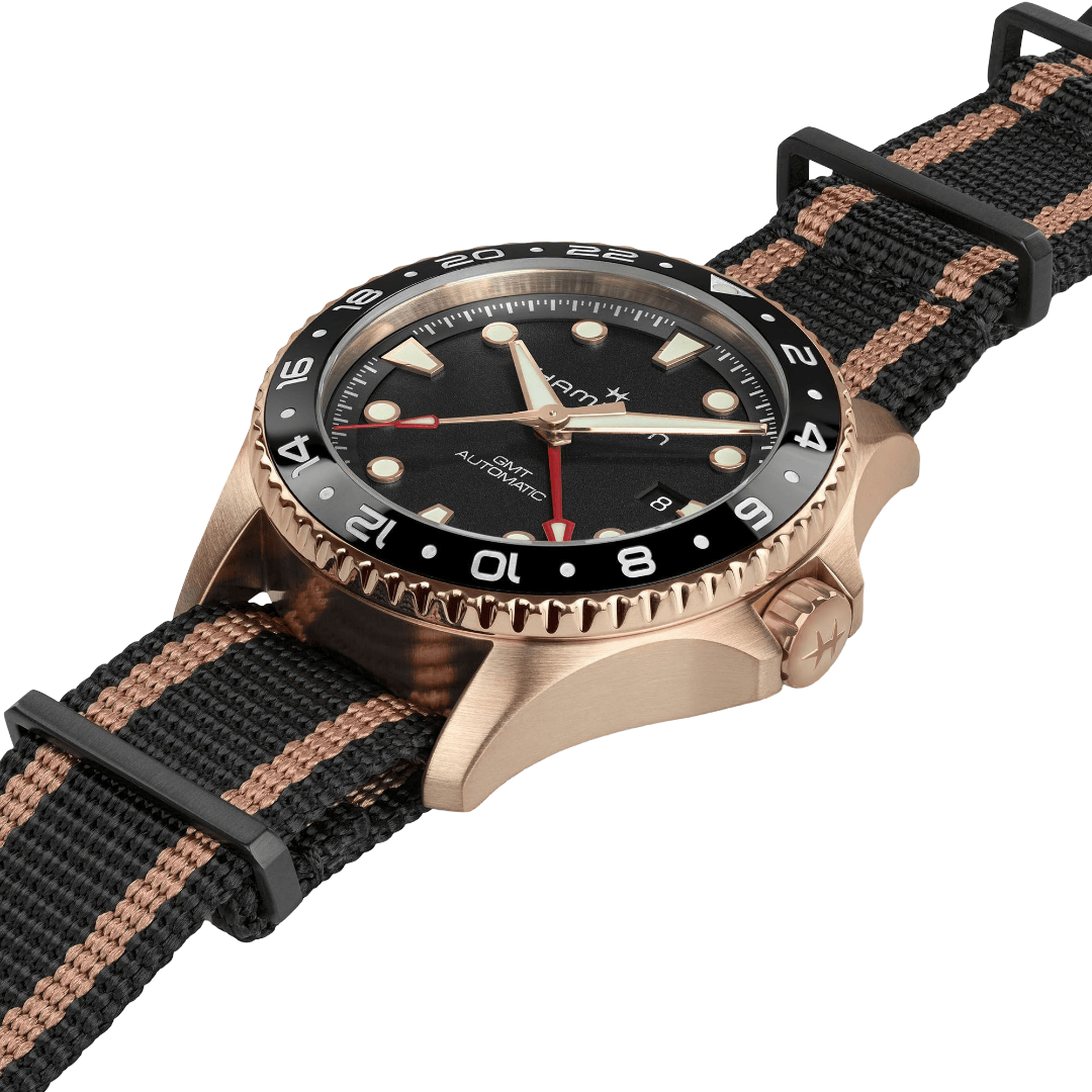 Hamilton Khaki Navy Scuba Automatic GMT Bronze Men&#39;s Watch H82565930