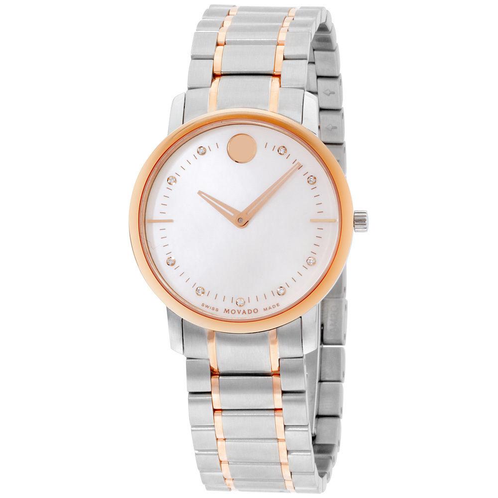 Movado TC Quartz Diamonds Womens Watch 0606692