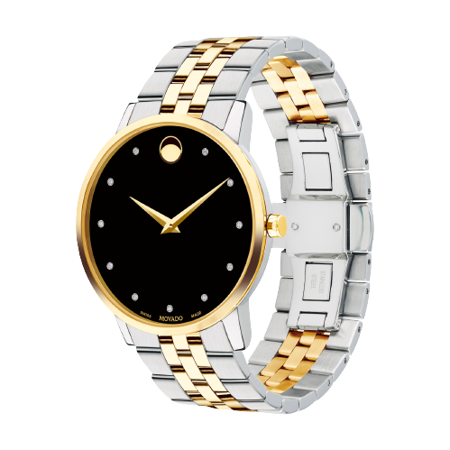 Movado Museum Classic Diamond Quartz Men&#39;s Watch 0607202