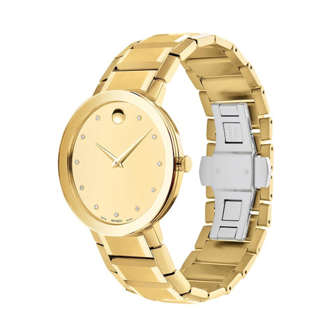 Movado Sapphire Quartz Men's Watch 0607588