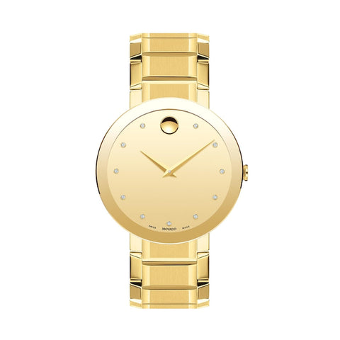Movado Sapphire Quartz Men's Watch 0607588