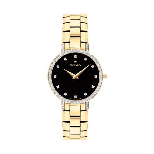 Movado FACETO Quartz Women&#39;s Watch 0607644