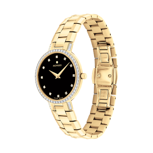 Movado FACETO Quartz Women&#39;s Watch 0607644