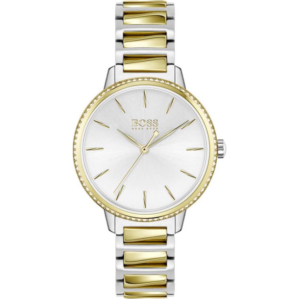Hugo Boss 1502568 Signature 2 Tone Bracelet Quartz Women&#39;s Watch