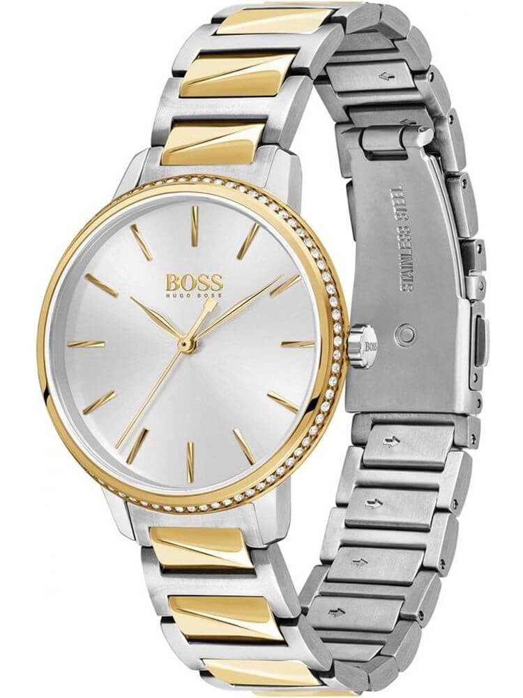 Hugo Boss 1502568 Signature 2 Tone Bracelet Quartz Women&#39;s Watch