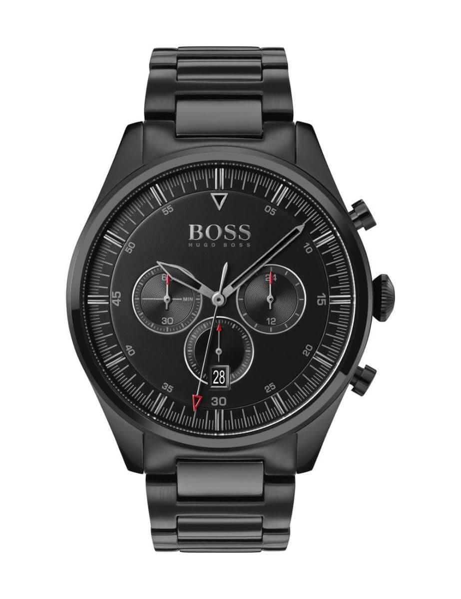 Hugo Boss 1513714 Pioneer Classic Analog Black Dial Quartz Men&#39;s Watch