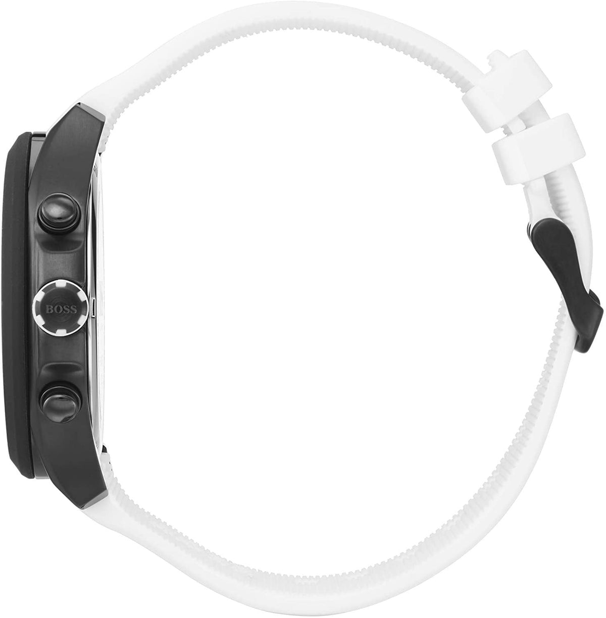 Hugo Boss 1513718 Velocity Black Dial Silicone Quartz Men&#39;s Watch