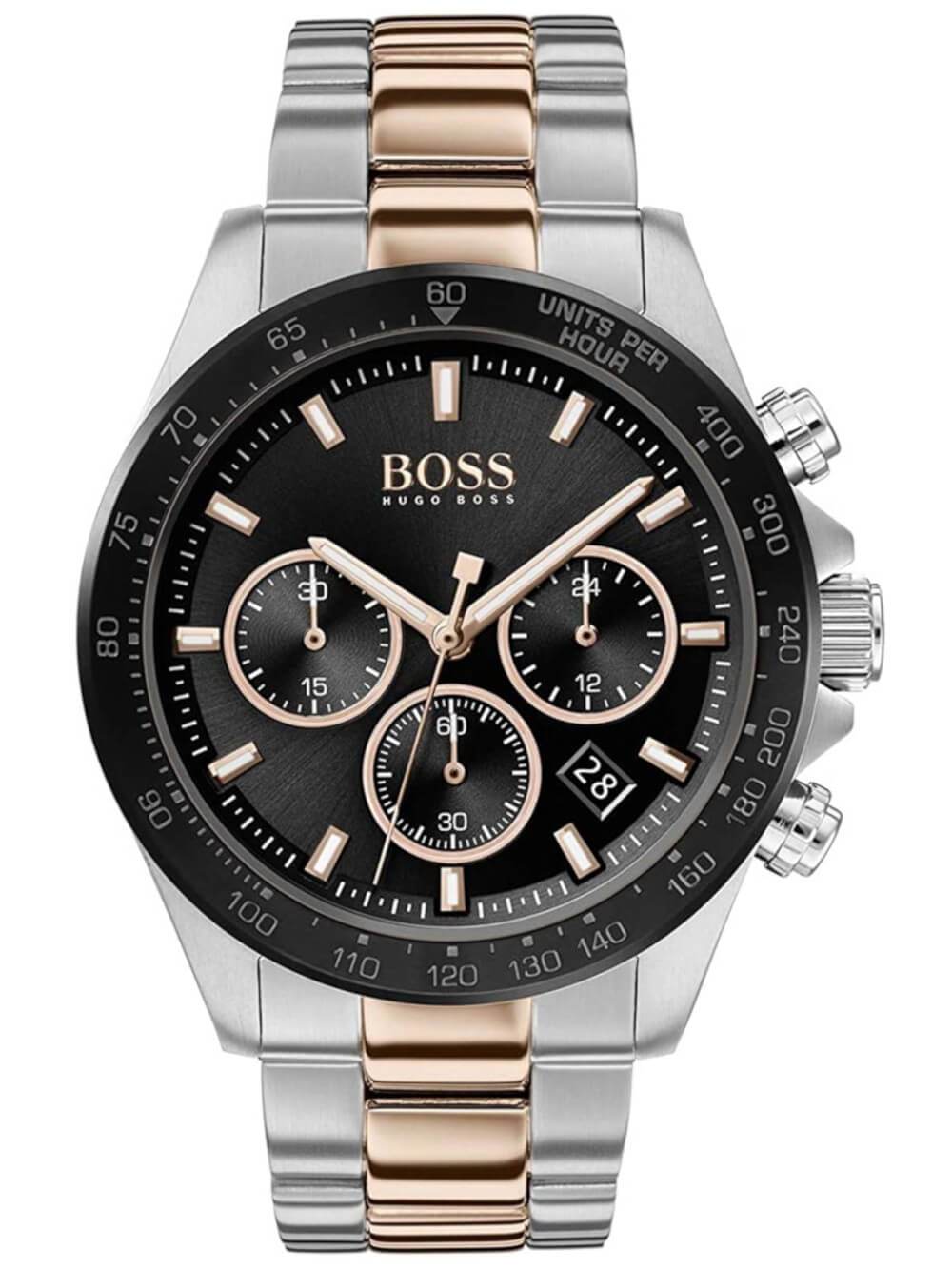 Hugo Boss 1513757 Hero Analog Black Dial Quarzt Men&#39;s Watch