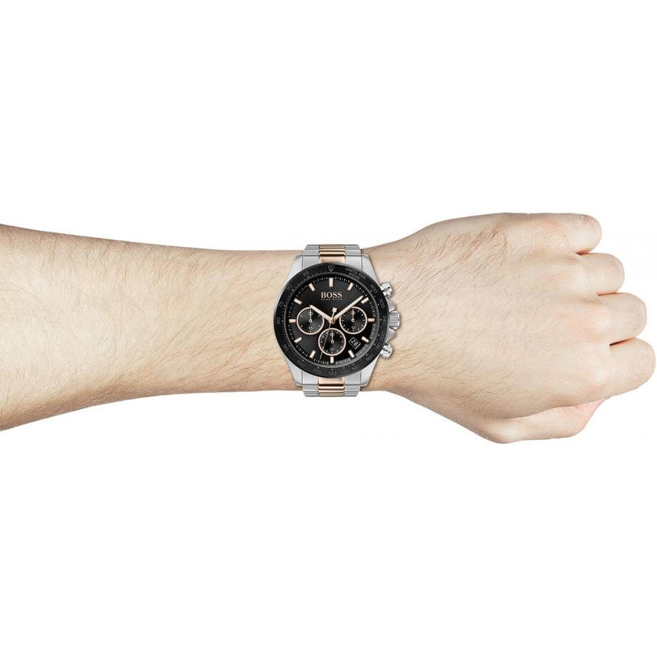 Hugo Boss 1513757 Hero Analog Black Dial Quarzt Men&#39;s Watch