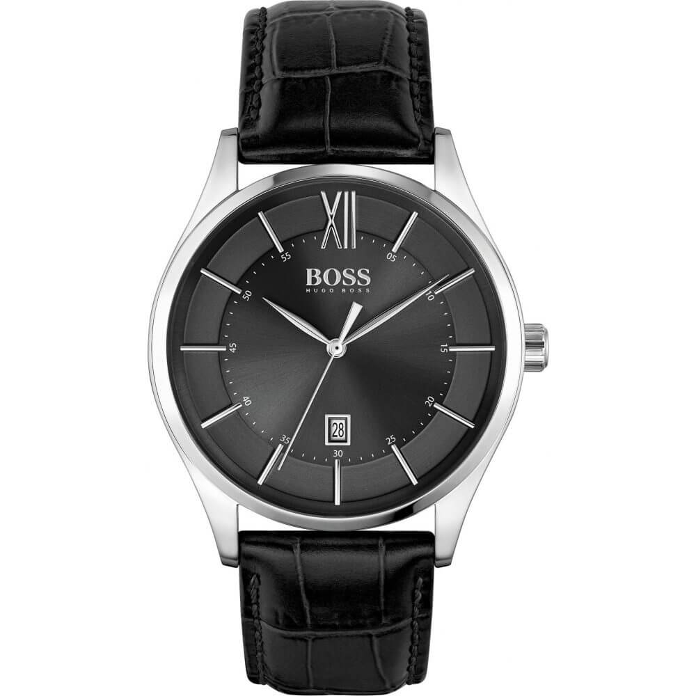 Hugo Boss 1513794 Distinction Analog Black Quartz Men&#39;s Watch