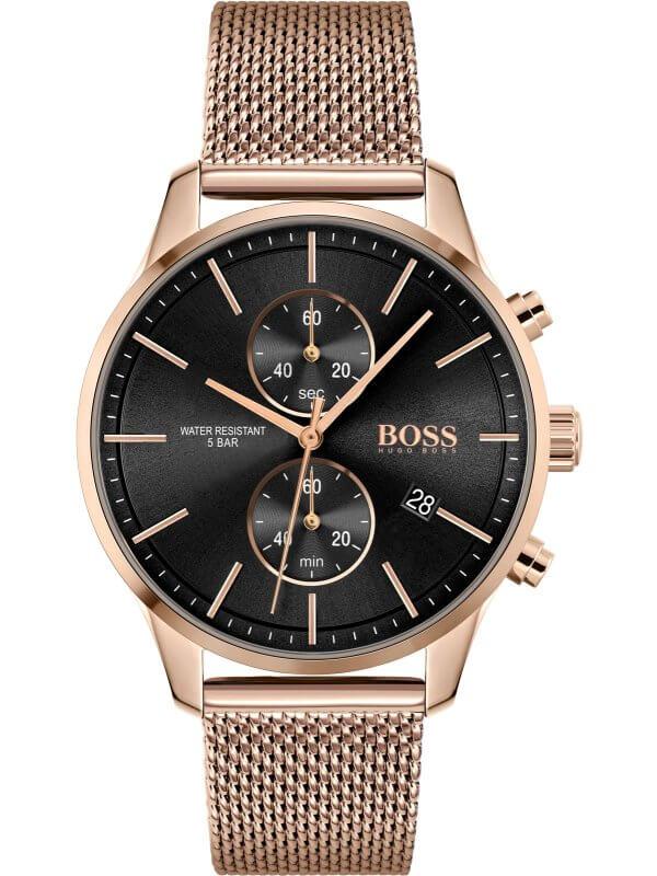 Hugo Boss 1513806 Associate Analog Black Dial Quartz Men&#39;s Watch