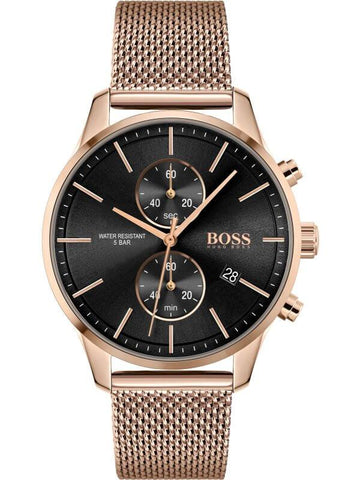 Hugo Boss 1513806 Associate Analog Black Dial Quartz Men's Watch