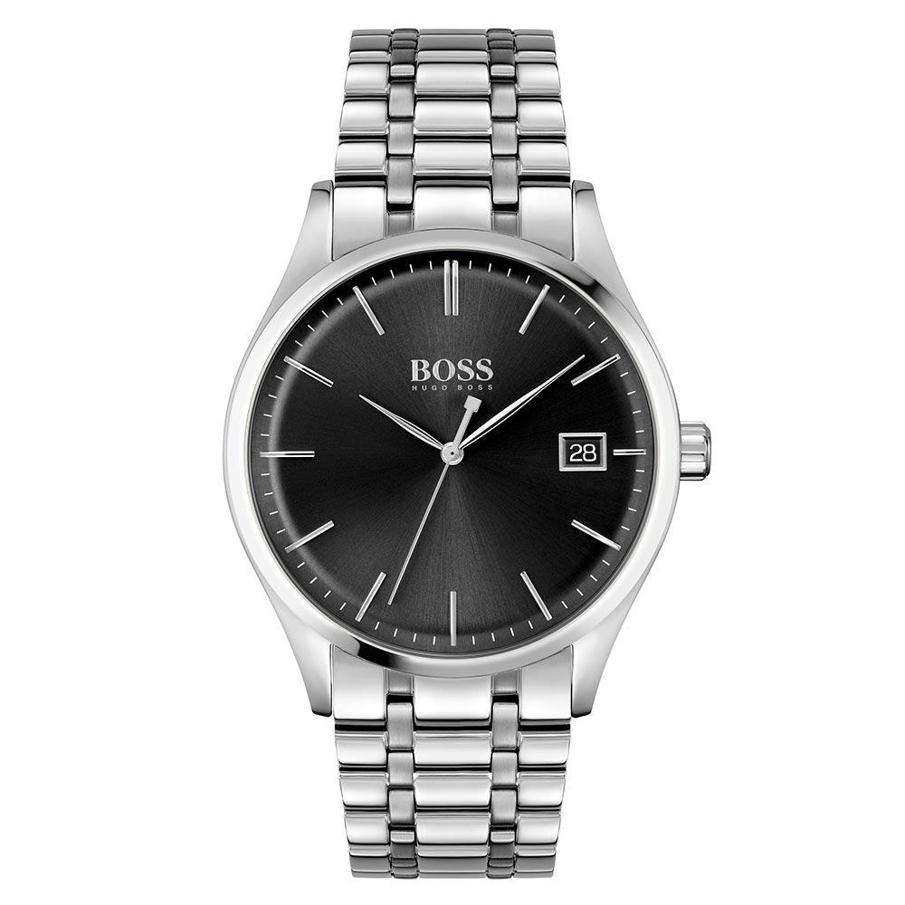 Hugo Boss 1513833 Commissioner Silver Steel Quartz Men&#39;s Watch