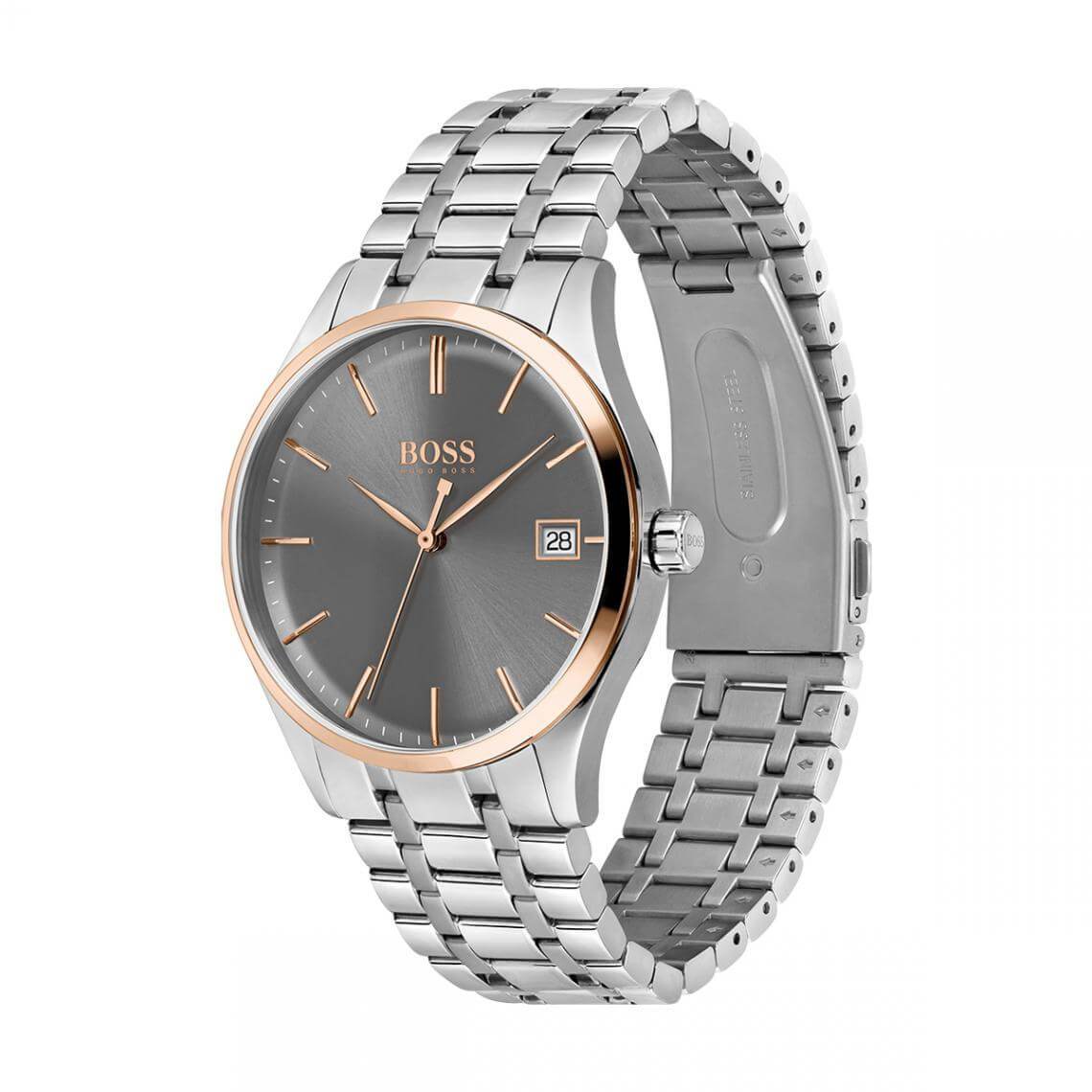 Hugo Boss 1513834 Commissioner Stainless Steel Quartz Men&#39;s Watch