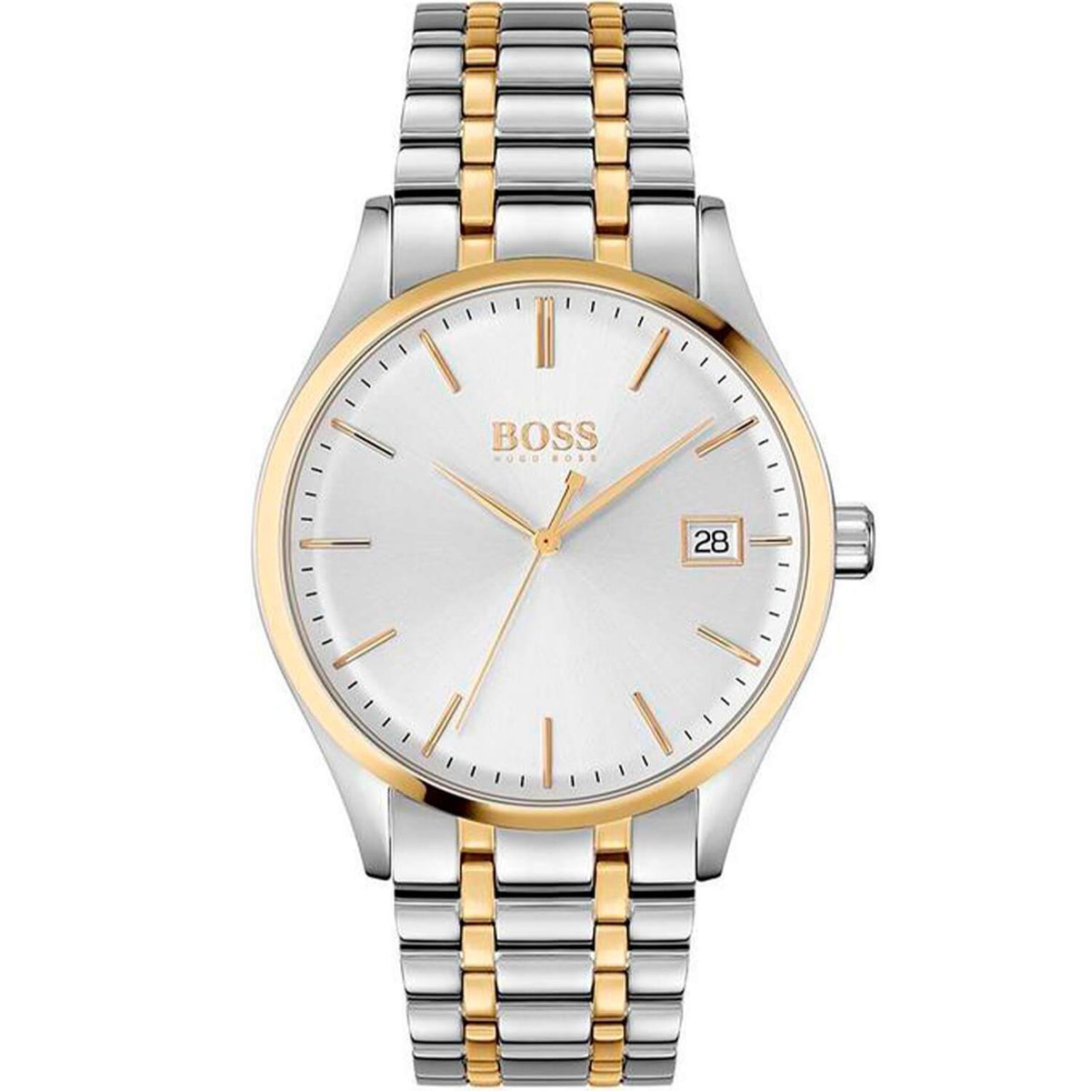 Hugo Boss 1513835 Commissioner Two-Tone Stainless Steel Quartz Men&#39;s Watch