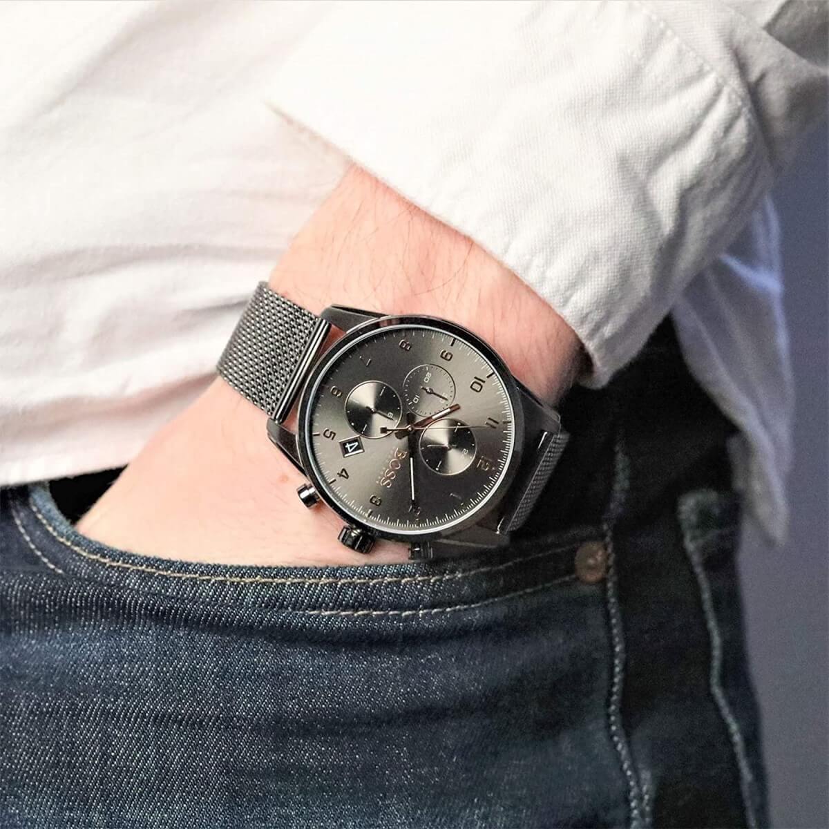 Hugo Boss 1513837 Skymaster Quartz Men&#39;s Watch