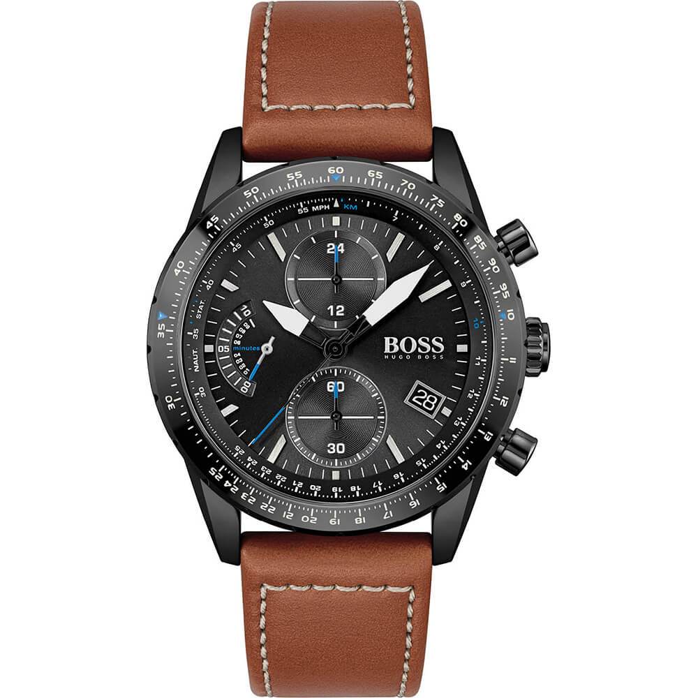 Hugo Boss 1513851 Pilot Edition Chrono Quartz Men&#39;s Watch