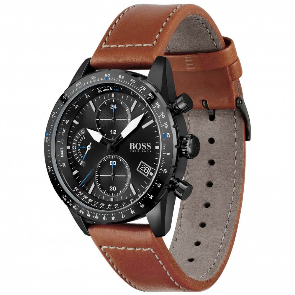 Hugo Boss 1513851 Pilot Edition Chrono Quartz Men&#39;s Watch