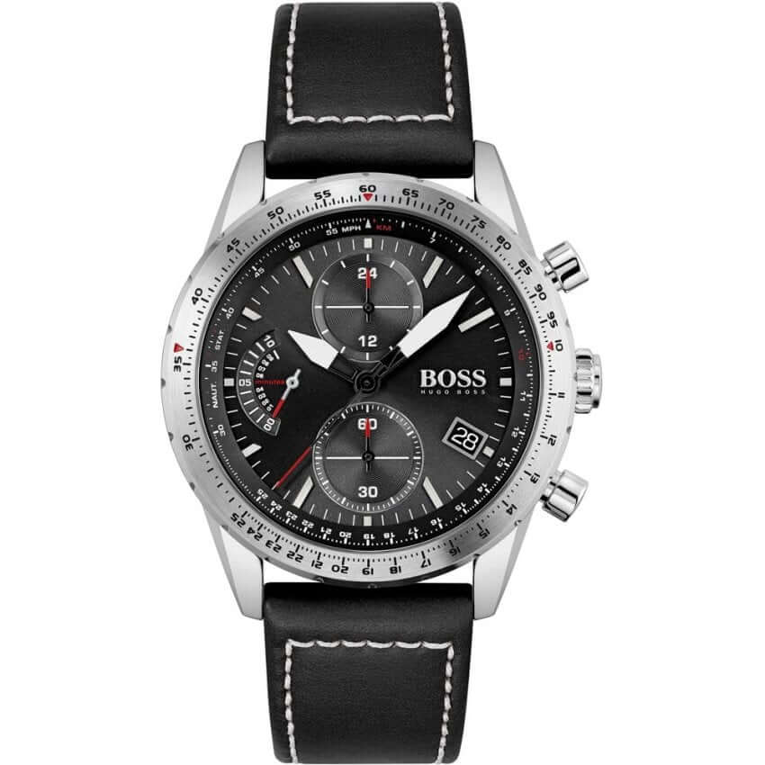 Hugo Boss 1513853 Pilot Edition Chrono Quartz Men&#39;s Watch
