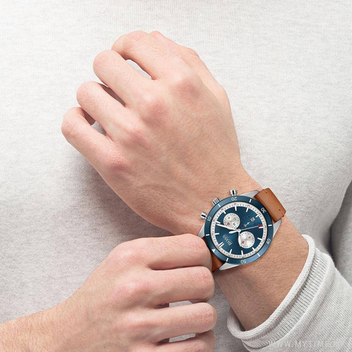 Hugo Boss 1513860 Santiago Quartz Men&#39;s Watch