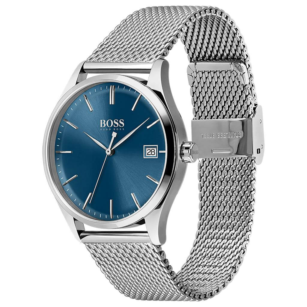 Hugo Boss 1513876 Commissioner Blue Quartz Men&#39;s Watch