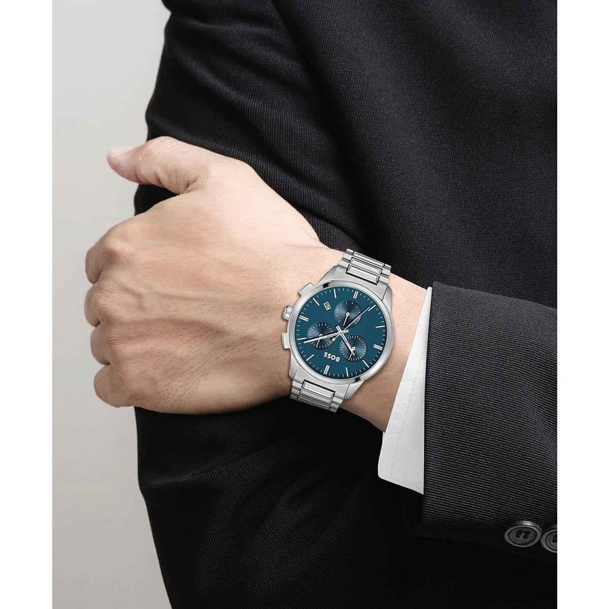 Hugo Boss Dapper Blue Dial chronograph Mens Watch 1513927