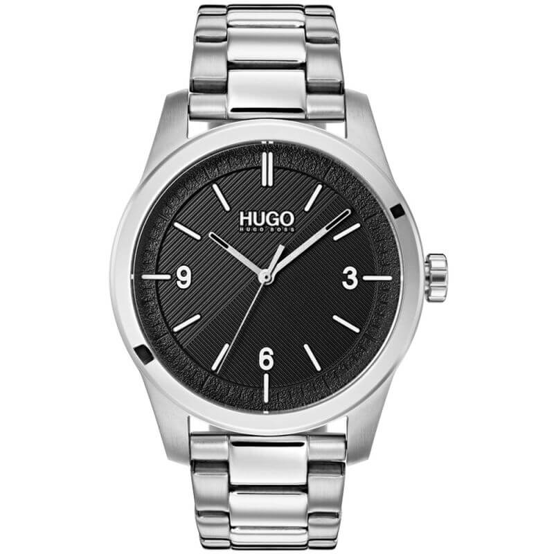 Hugo Boss 1530016 Create Black Dial Stainless Steel Quartz Men&#39;s Watch