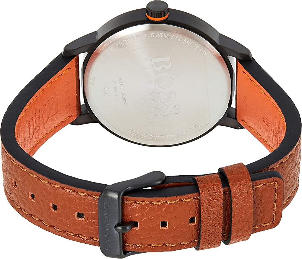 Hugo Boss Stand Mens Grey Dial Watch 1530075