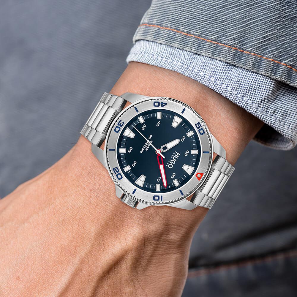 Hugo Boss 1530224  Streetdiver Blue Dial Quartz Men&#39;s Watch