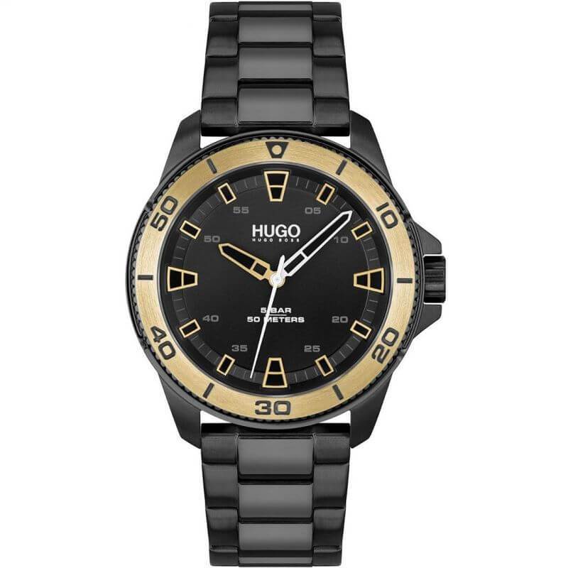 Hugo Boss 1530225 Streetdiver Black Dial Quartz Men&#39;s Watch