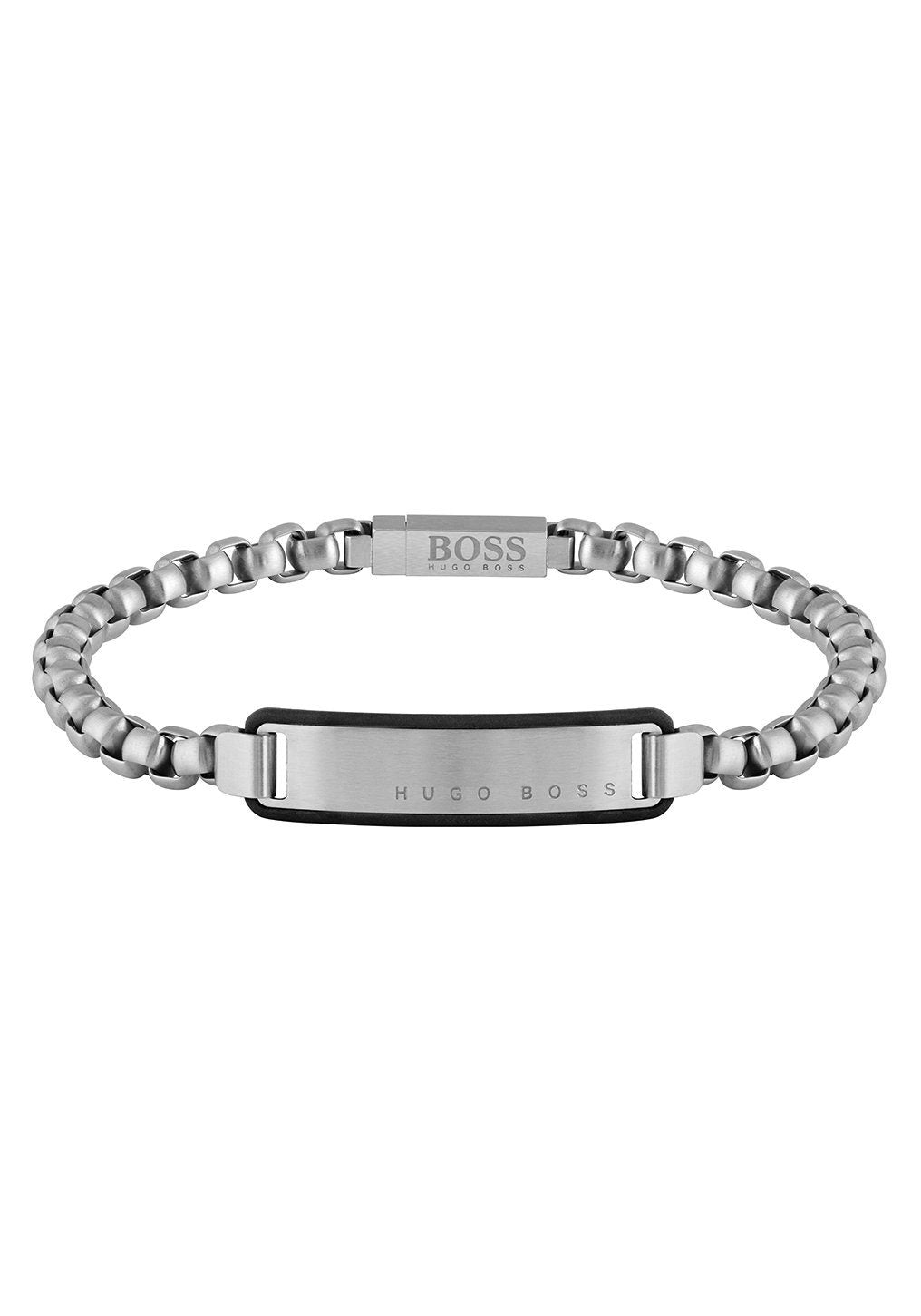 Hugo Boss Stainless Steel Men&#39;s Bracelet ID