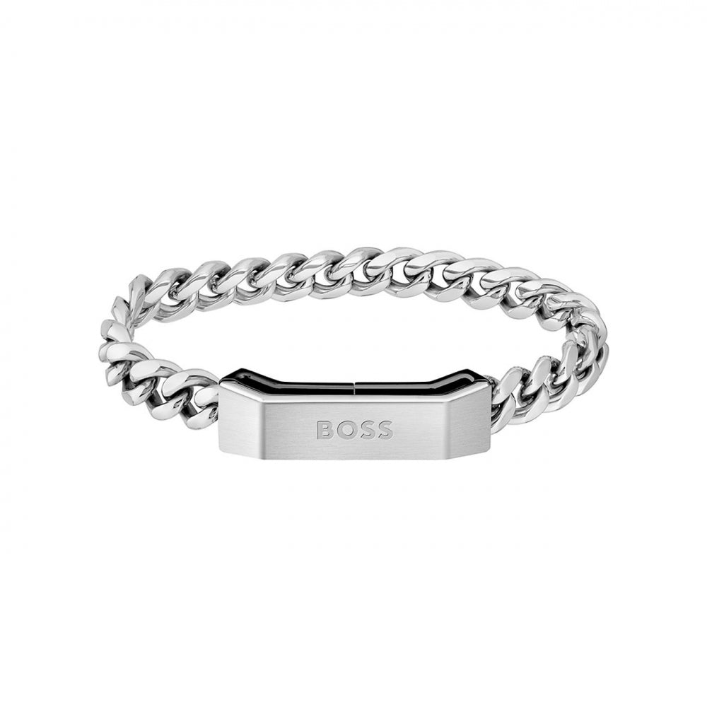 Hugo Boss Jewelry Men&#39;s Carter Collection Chain Bracelet 1580314M