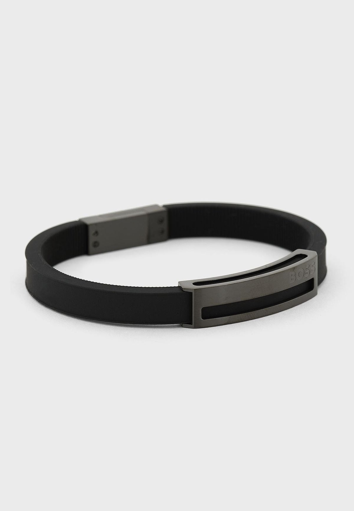 Hugo Boss Jewelry Men&#39;s Sarkis A Collection Silicone Bracelet 1580363M