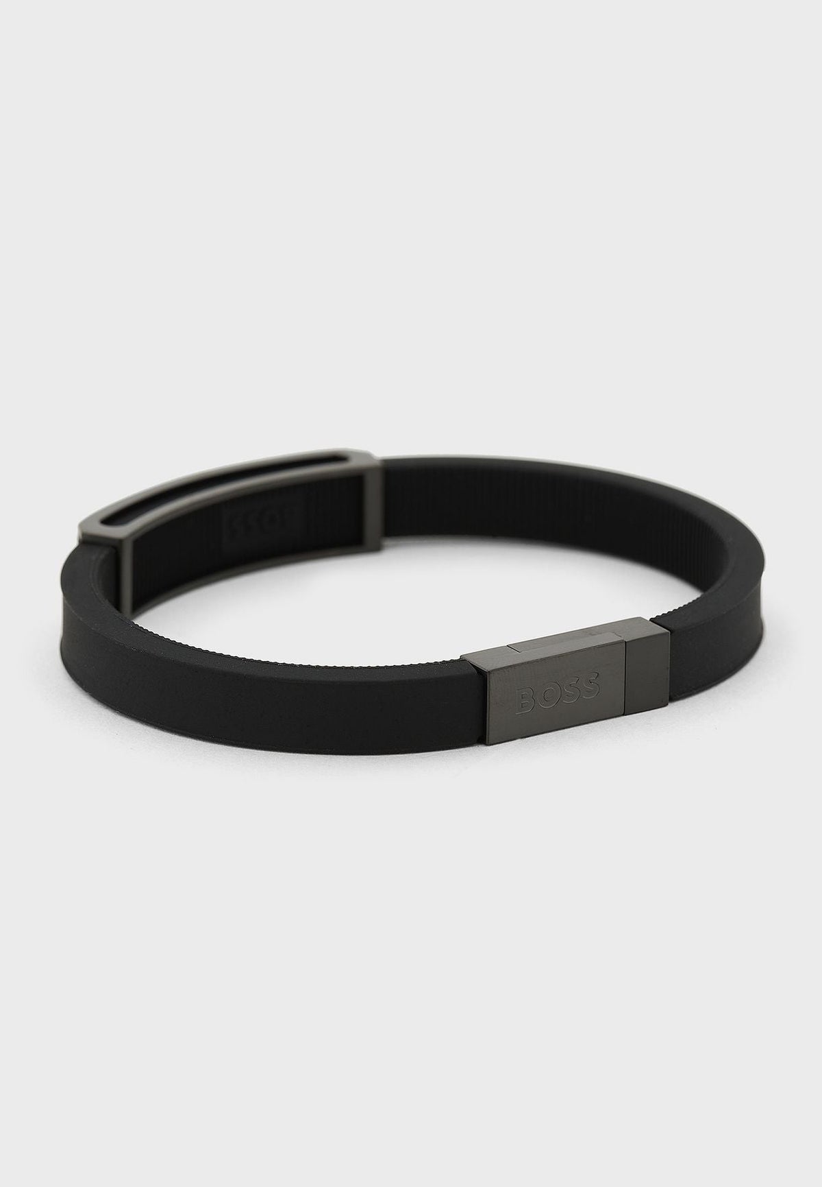 Hugo Boss Jewelry Men&#39;s Sarkis A Collection Silicone Bracelet 1580363M