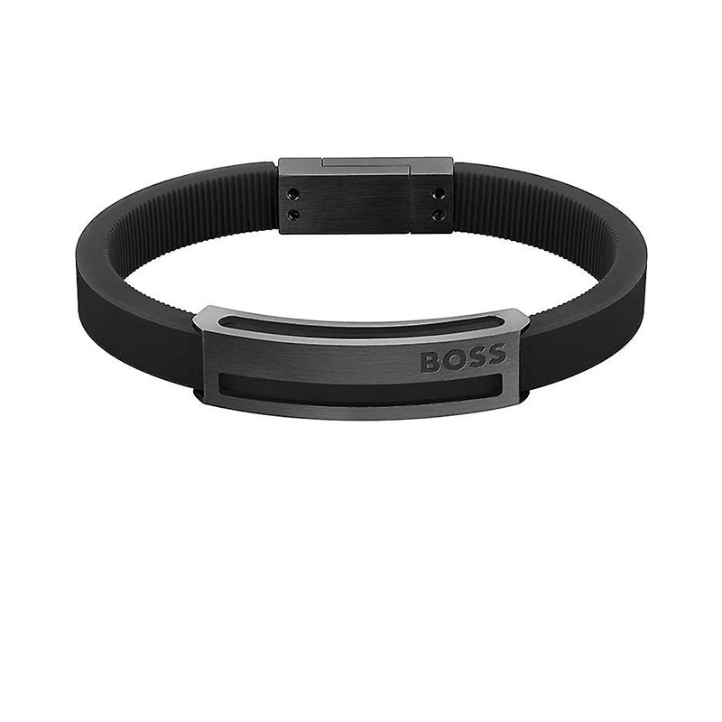 Hugo Boss Jewellery Men&#39;s Silicone Bracelet Sarkis A Collection 1580363S