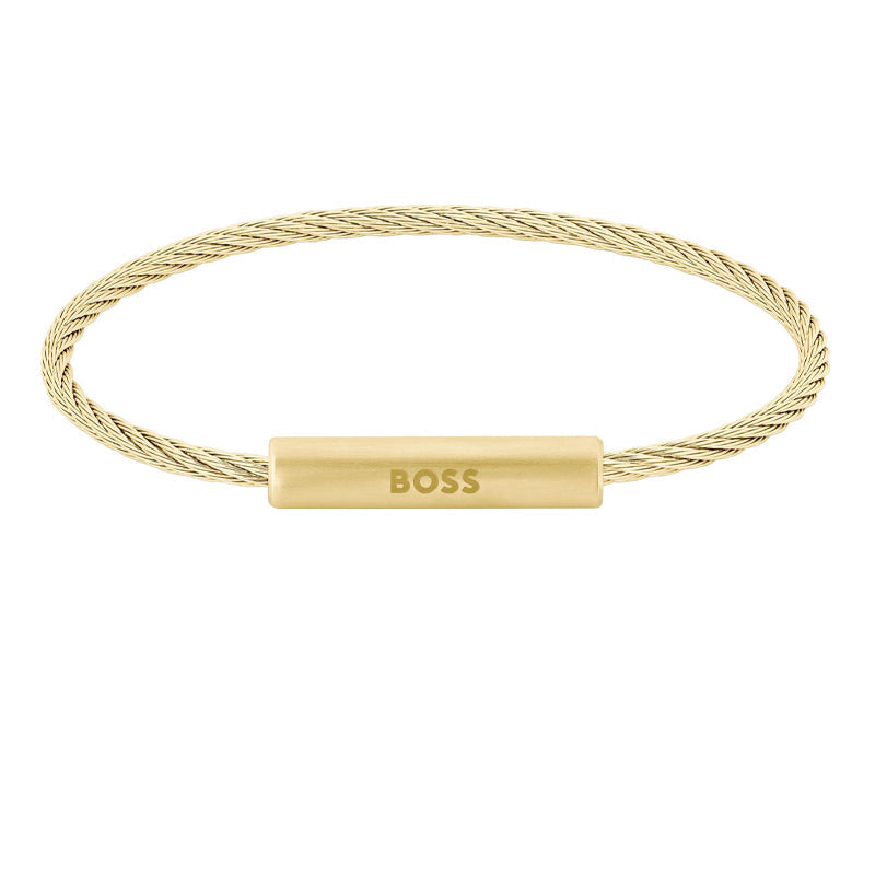 Hugo Boss Jewellery Stainless Steel IP Yellow Gold Plated Bracelet 1580388