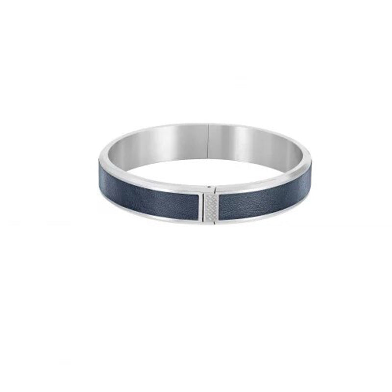 Hugo Boss Jewellery Men&#39;s Blue Leather Bracelet 1580514M