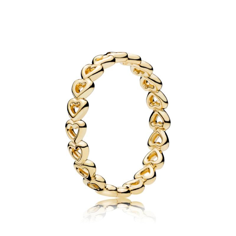 Pandora heart store stacking ring