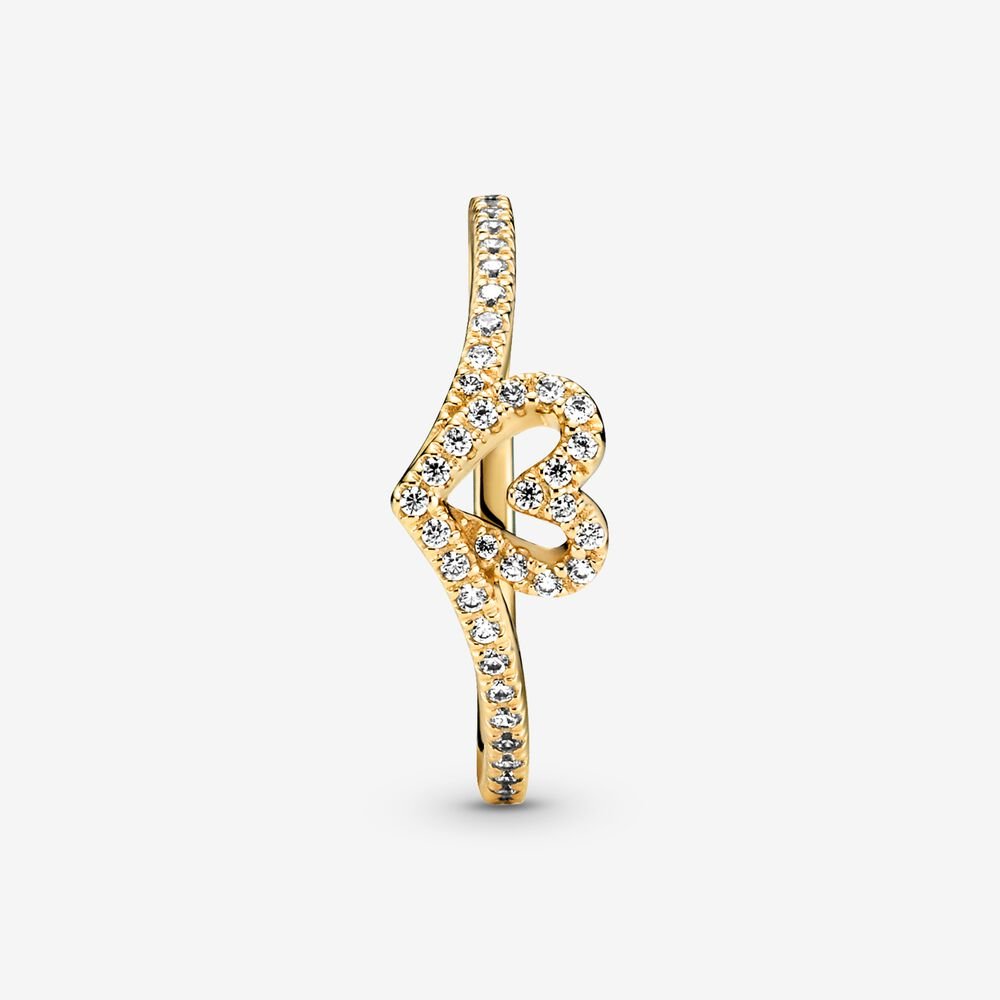 Pandora Timeless Wish Sparkling Heart Ring