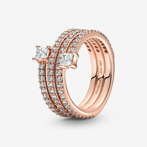 Pandora Triple Spiral Ring