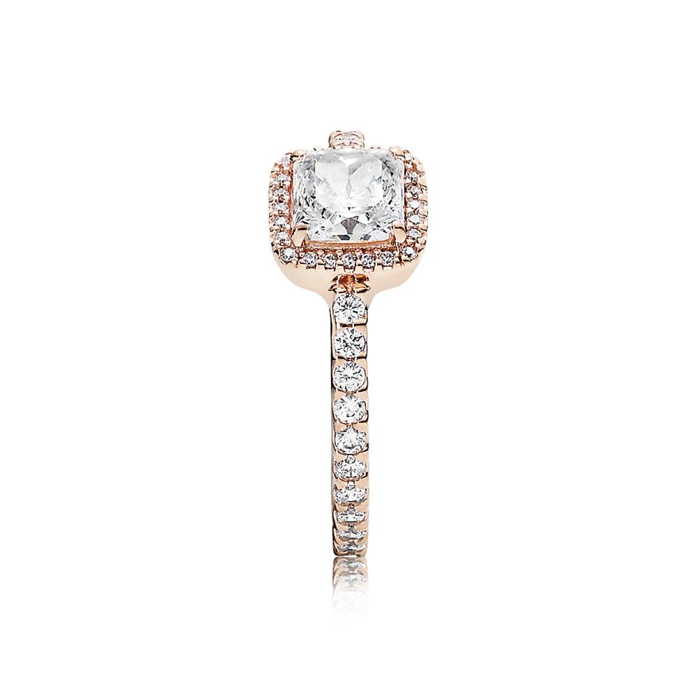 Pandora Ring Timeless Elegance With Clear Cz