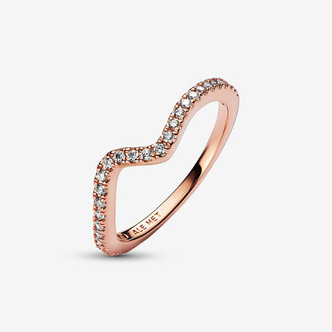 Pandora Sparkling Wave Ring 182539C01