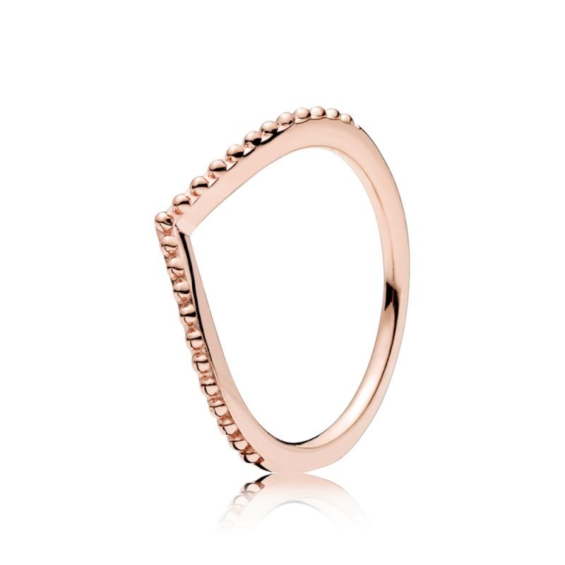 Pandora Beaded Wish Wishbone Pandora Rose Ring