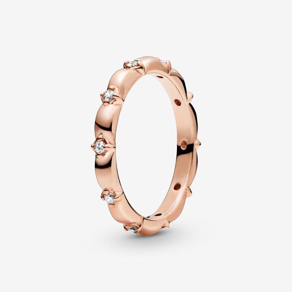 Pandora Flower Petals Band Ring