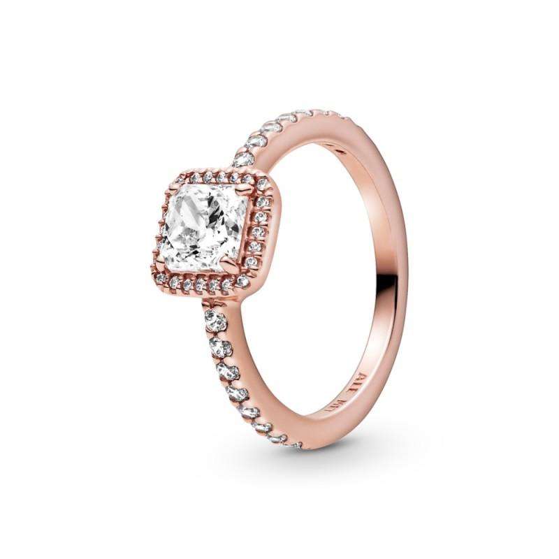 Pandora Rose Ring Timeless Elegance With Clear Cubic Zirconia